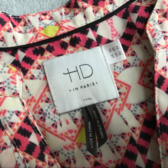 Anthro HD in Paris Kaveri Popover Roll Tab Top - Picture 2 of 8